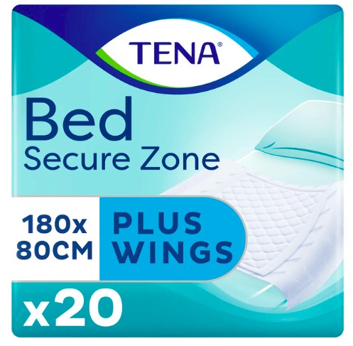 Tena вологопоглинаючі пелюшки Bed Plus Wing SZone 180*80 20шт